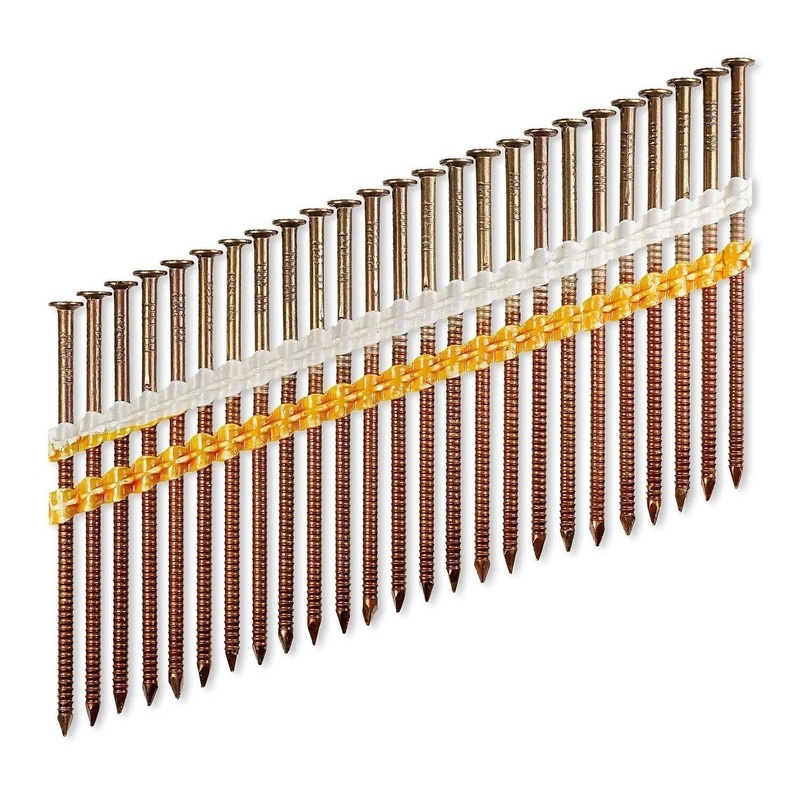 Simpson S12A200CNB Strong-Tie 0.113 x 2 20-22 Degree Full Round Head, Ring-Shank Nail (5000 Pack)