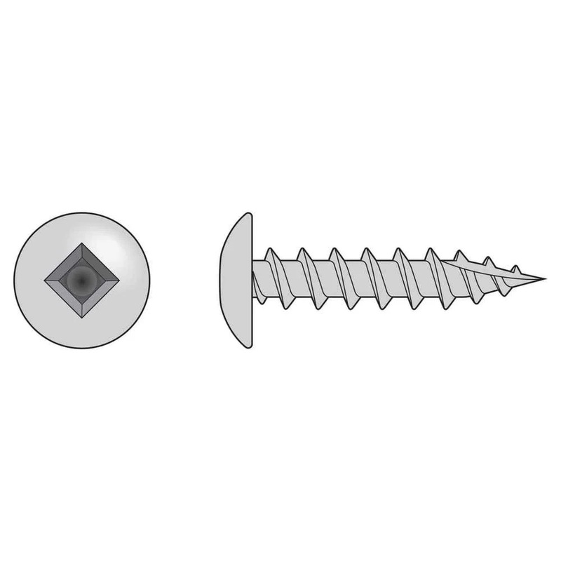 Simpson S08C250TSM Strong-Tie Truss Head Screw 305 Stainless Steel (1000 Pack)