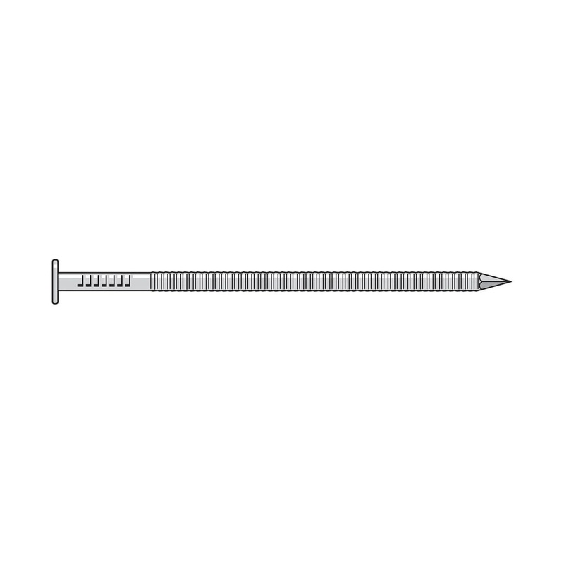 Simpson S6FNX5 Strong-Tie 6d 2 Annular Ring Shank Fencing Nail 304 Stainless Steel (5 lb)