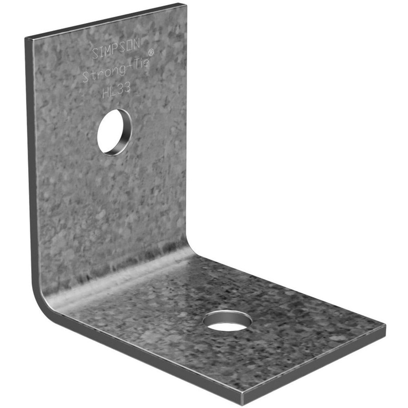 Simpson HL33-R Strong-Tie Heavy Angle for Wood Construction