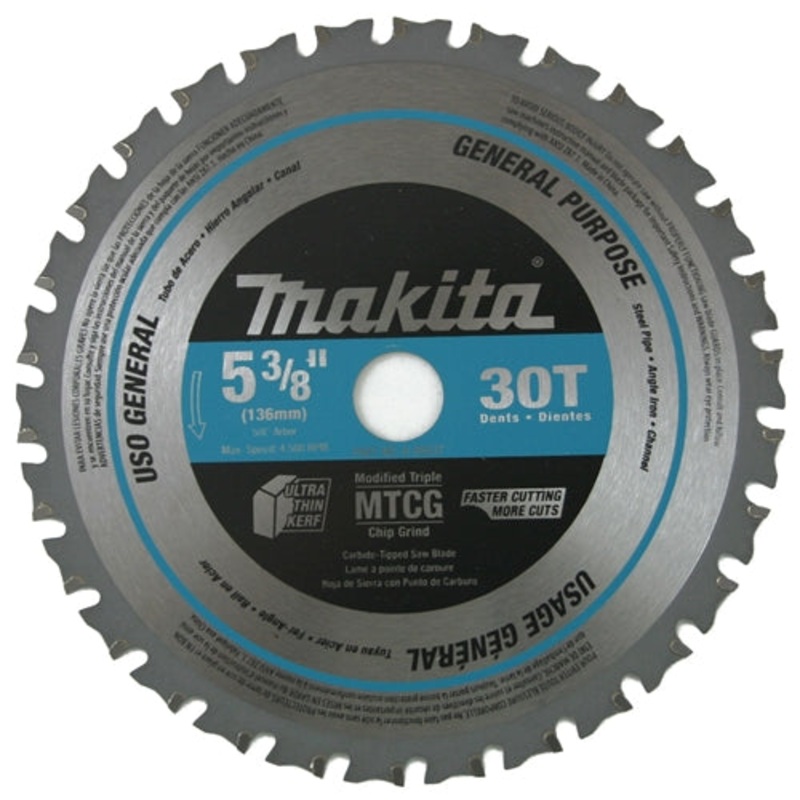 Makita A-95037 TCT Saw Blade 5-3/8 X 5/8 X 30T