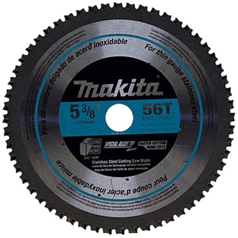 Makita A-95794 5-3/8 56T Carbide Stainless Steel Cutting Blade