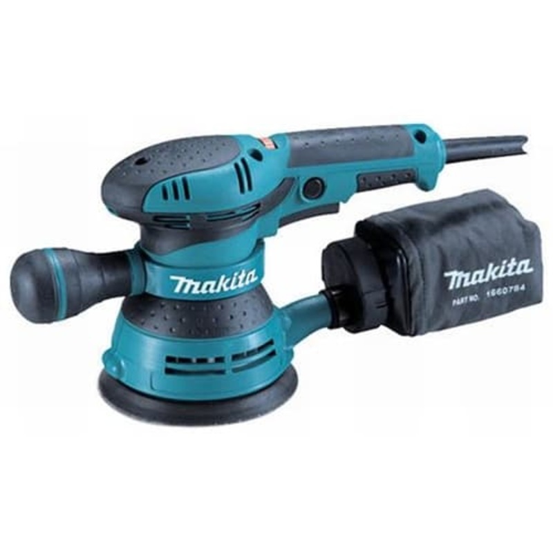 Makita BO5041K 5 D-Handle Random Orbit Sander, 3 AMP, 4,000-12,000 OPM, var. spd., case