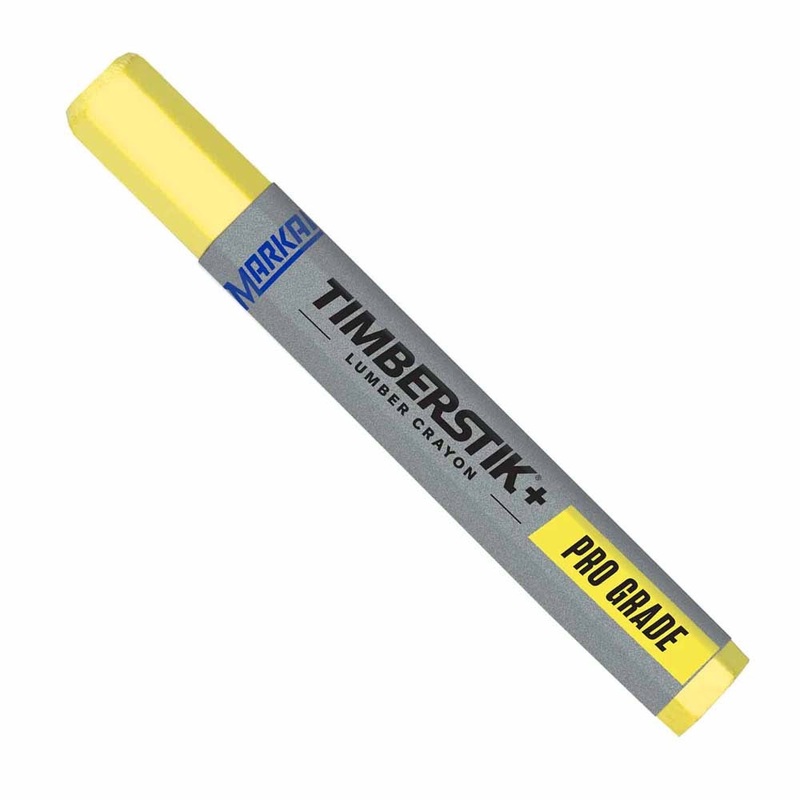 Markall 80381 Yellow Pro-EX Contractors Grade Lumber Crayons