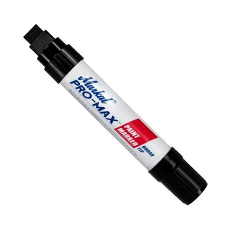 Markall 90903 Black Pro-Max Paint Marker – Jumbo, Chisel Tip