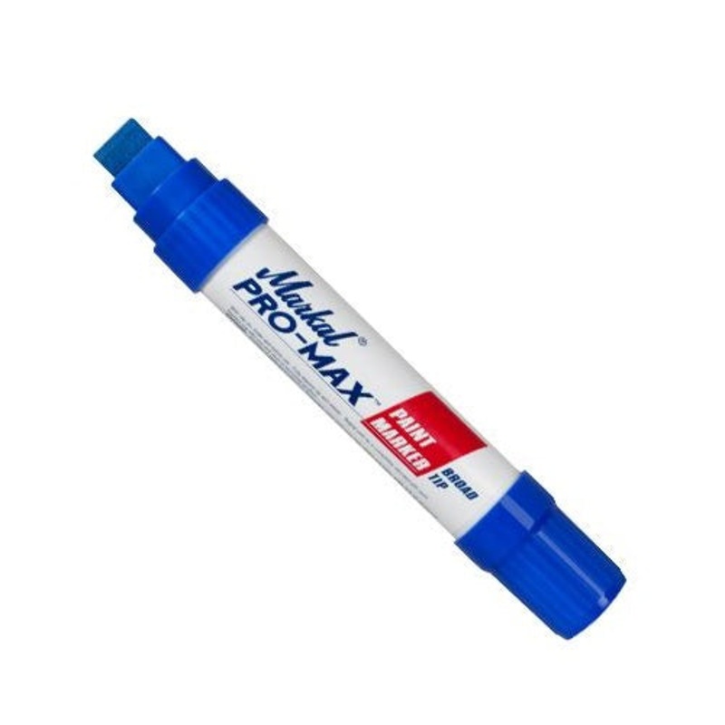 Markall 90905 Blue Pro-Max Paint Marker – Jumbo, Chisel Tip