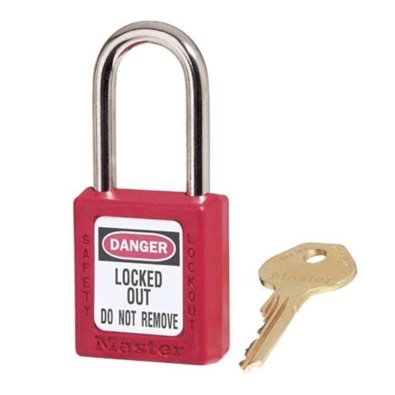 MasterLock 410RED #410 Safety Lockout Padlock – RED