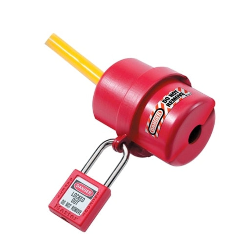 MasterLock 487 2-1/4 x 3-1/4 Rotating Electrical Plug Lockout