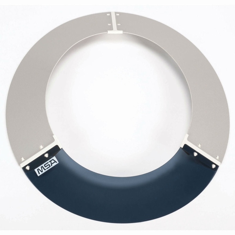 Mine Safety Appliances Company 697410  Hard Hat Sun Shield fits Full Brim Style Hats – Cool Grey fits V-Guard & E1RW
