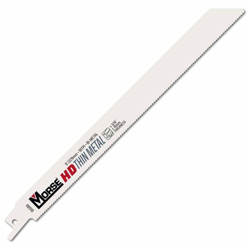 MK Morse RB918T50 9 18T Metal Reciprocating Saw Blade