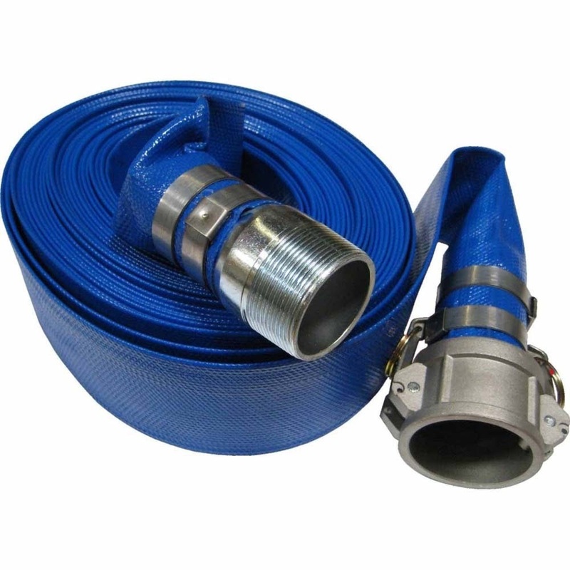 MultiQuip HDQ250 50′ Discharge Hose with 2 Q.C.