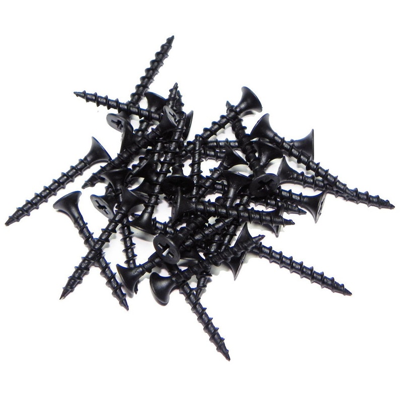 Prime Source FS1141 Grip Rite Screws, Gray, 1-1/4, 1 lb box