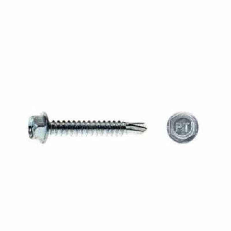 Primesource HWD812 #8 X 1/2Hex Washer Head Self Drilling Screws, 1 Box