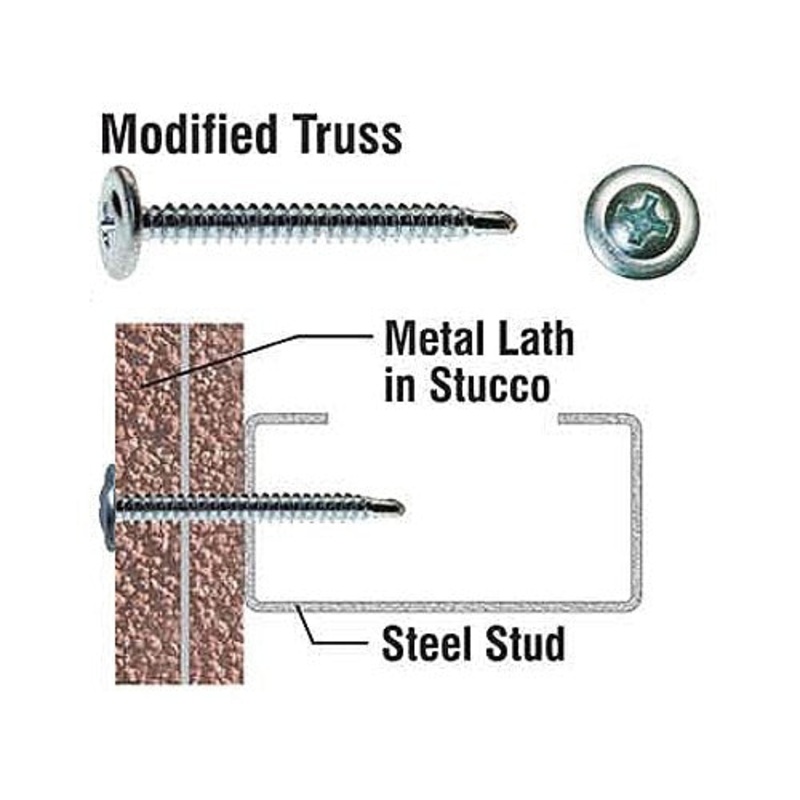 Primesource MTD812 Self Drilling Modified Truss Screws, 8 x 1/2