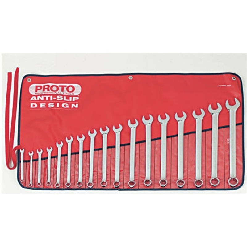 Proto J1200RM-T500 17 Pc. Metric Combination Wrench Set – 12 Point