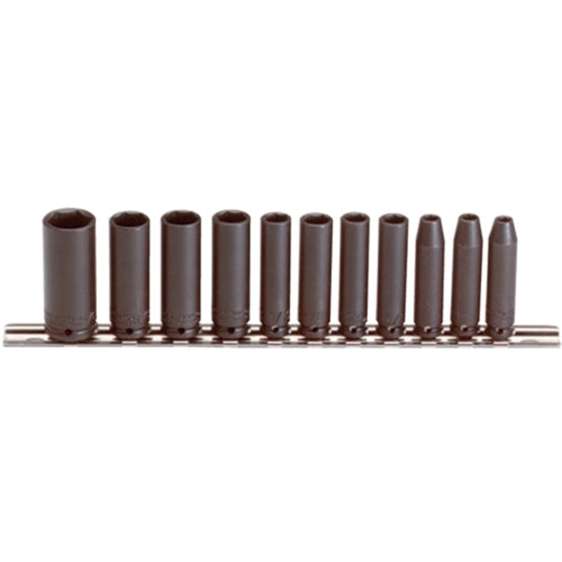 Proto J69116 1/4 DRIVE 11 PIECE DEEP IMPACT SOCKET SET – 6 POINT