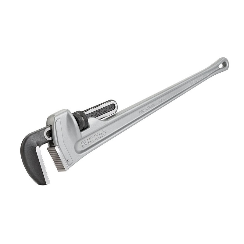 RIDGID 31115 48 Aluminum Straight Pipe Wrench – Model 848