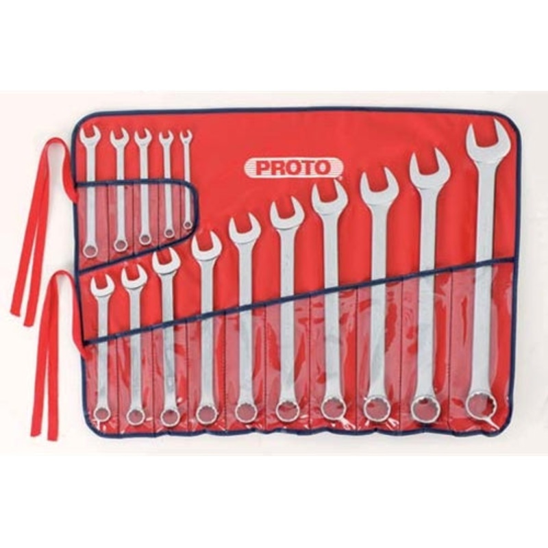Proto J1200FASD 15 Pc. Combination ASD Wrench Set – 12 Point