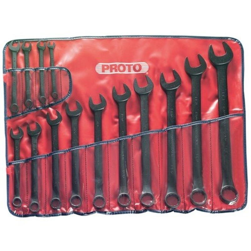 Proto J1200FBASD 14 Pc. ProtoBlack Combination ASD Wrench Set – 12 Point