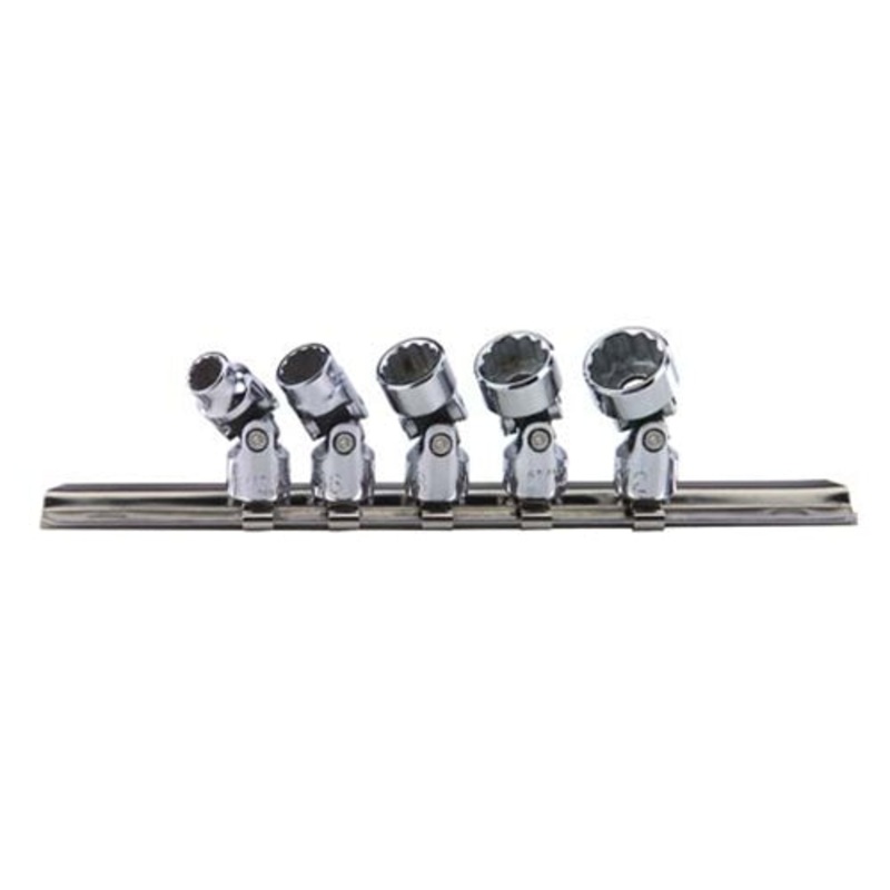 Proto J47105 5-Pieces 1/4 Drive SAE Chrome Socket Set, 12 Point