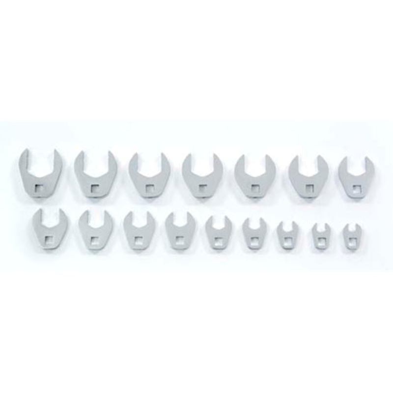 Proto J49000MCF 3/8 Drive 16 Piece Metric Crowfoot Wrench Set