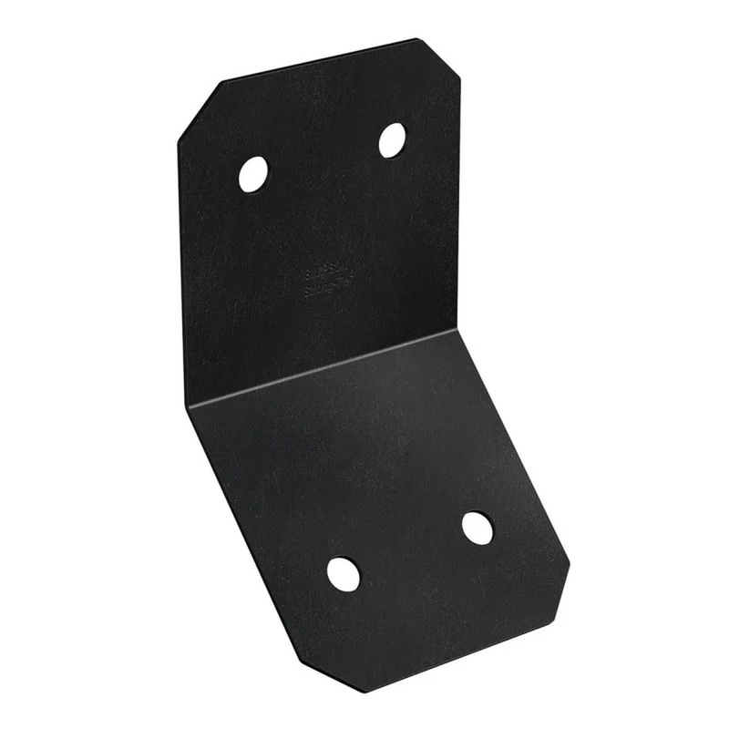 Simpson APVKB45-6 Strong-Tie Outdoor Accents Avant Collection ZMAX Black Powder-Coated Knee Brace Connector for 6x