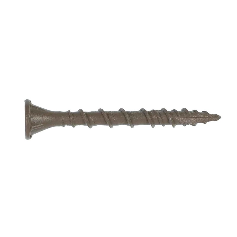 Simpson DSVT114R350 Quik Drive Deck-Drive DSV Wood Screw #8 x 1-1/4 T-25, Flat Head, Quik Guard, Tan (350 Pack)