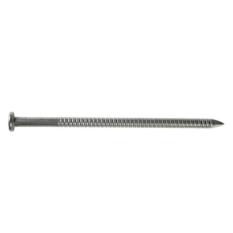 Simpson N54A Strong-Tie .250 x 2-1/2 Ring Connector Nail – Bright Coating, 1 lb Tub