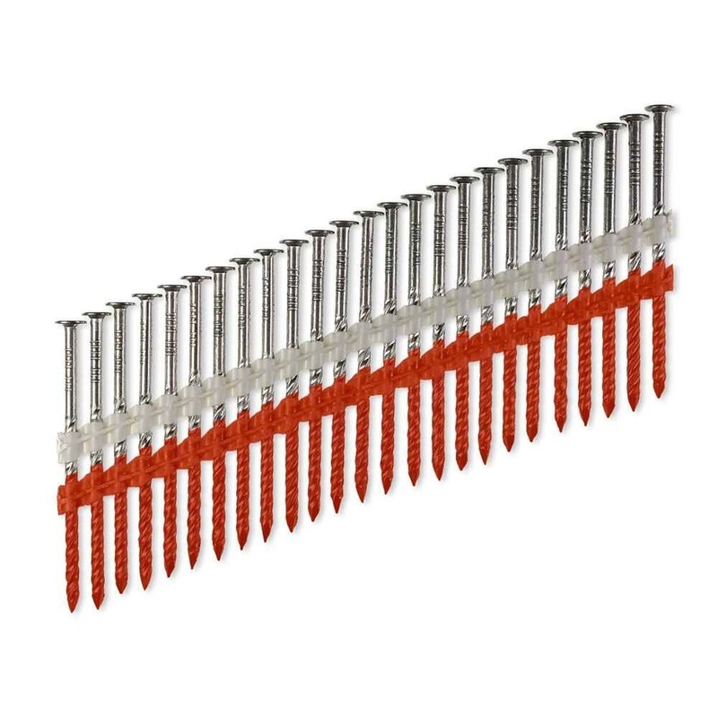 Simpson S12S250CNJ Strong-Tie 20-22 Degree Plastic Strip Full Round Head Screw-Shank Nail (1000 Pack)