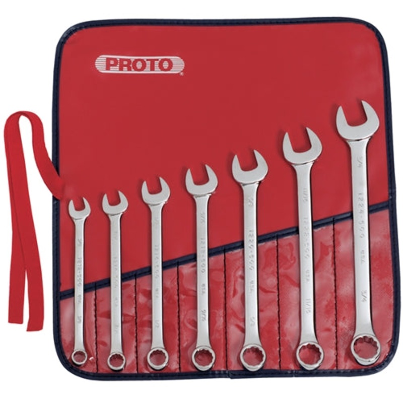Proto J1200H-T500 7 Pc. Combination ASD Wrench Set – 12 Point