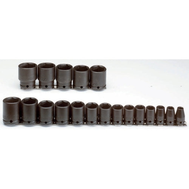 Proto J74106 1/2 DRIVE 19 PIECE IMPACT SOCKET SET – 6 POINT