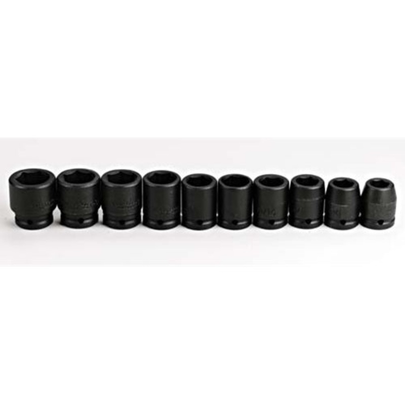 Proto J07500-10 3/4 DRIVE 10 PIECE IMPACT SOCKET SET – 6 POINT