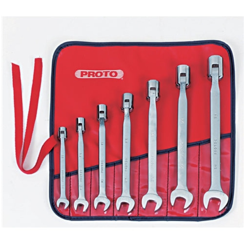 Proto J1270A 7 Pc. Flex Head Wrench Set – 12 Point