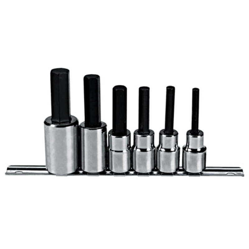 Proto J5441-SM 1/2 Drive 6 Piece Metric Hex Bit Set