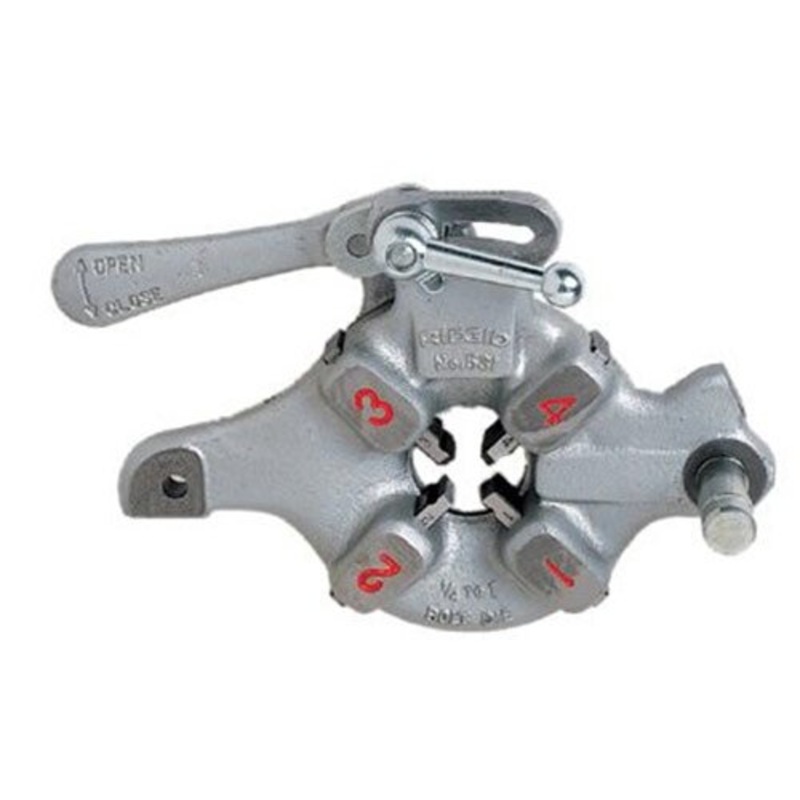 RIDGID 26162 541 Quick Opening Bolt Machine Power Threading Die Heads, 1/4 – 1