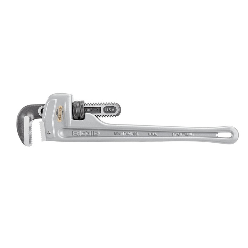 RIDGID 31100 18 Aluminum Straight Pipe Wrench – Model 818