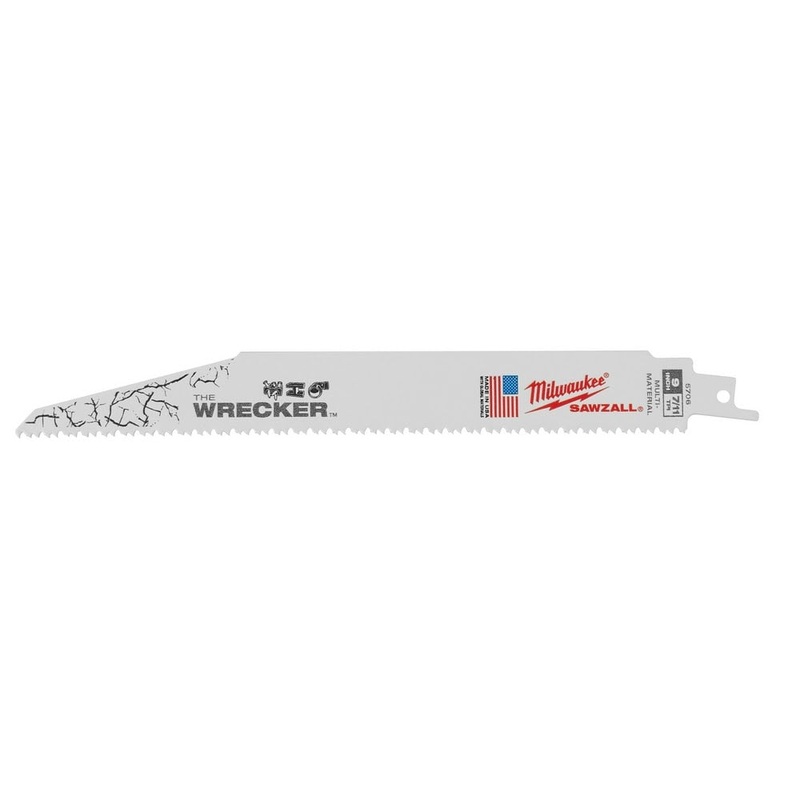 Milwaukee 48-00-5706 WRECKER Multi-Material SAWZALL Blade 9 7/11TPI 5 Pack