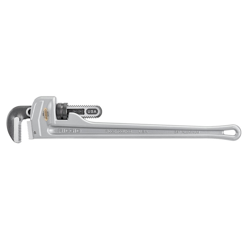 RIDGID 31105 24 Aluminum Straight Pipe Wrench – Model 824