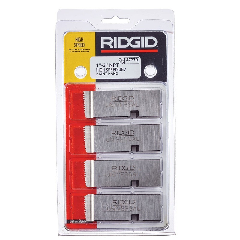 RIDGID 50985 High Speed Groove Dies Set for 1 – 2 Pipe