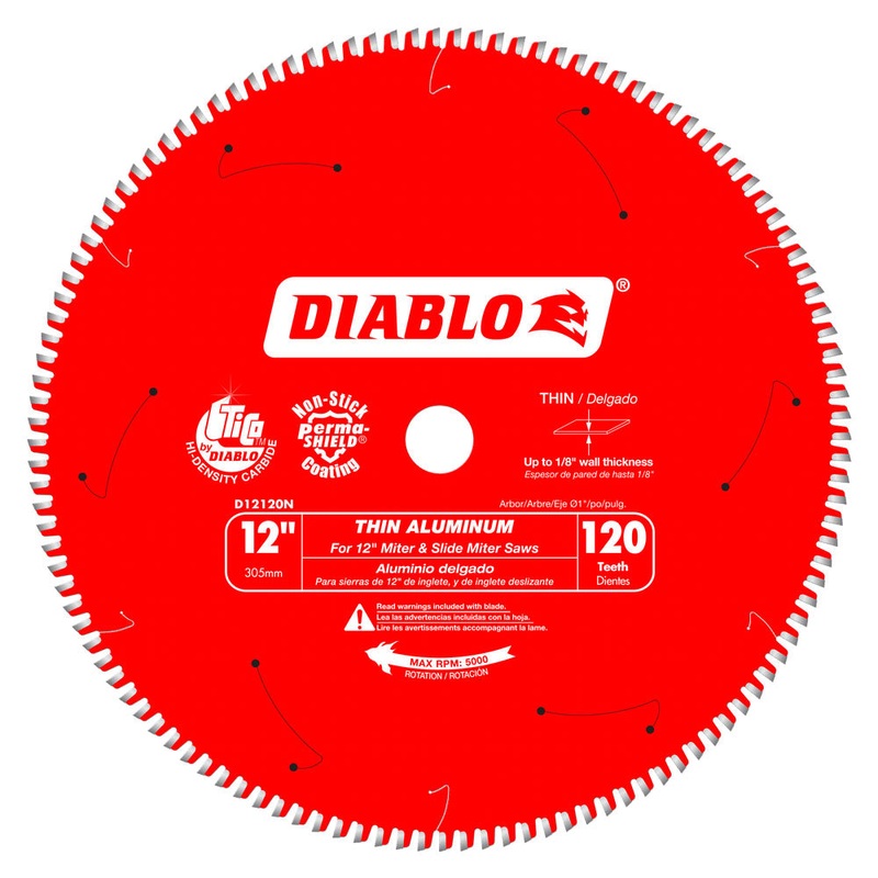 Diablo D12120N 12 x 120 Tooth Thin Aluminum Cutting Saw Blade