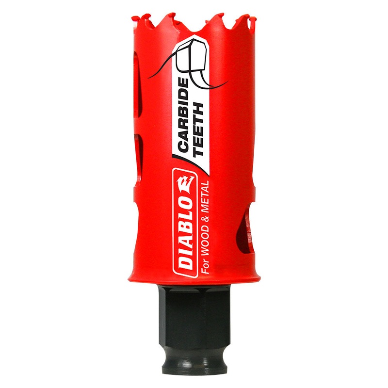 Diablo DHS1250CT 1-1/4 (32mm) Carbide-Tipped Wood & Metal Holesaw
