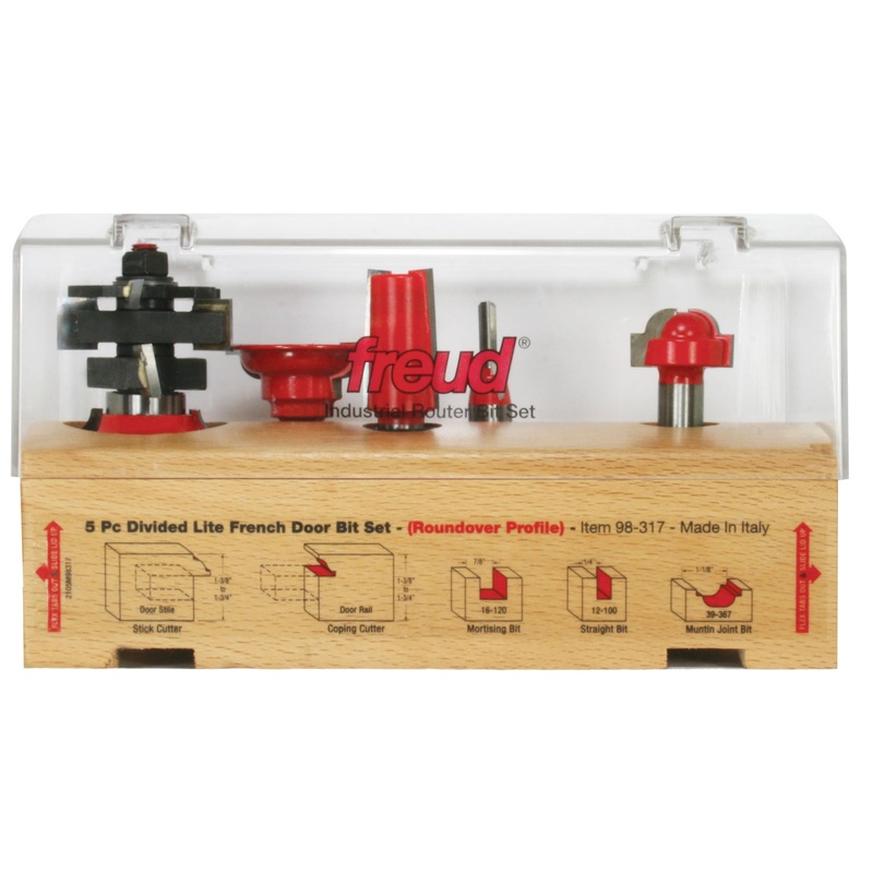Freud 98-317 5 Piece French Door Bit Set