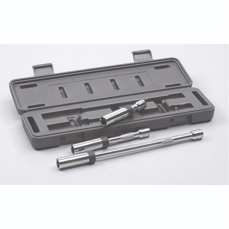 GearWrench 41740D 3 Pc. 3/8 Drive 6 Point Magnetic Swivel Spark Plug Set