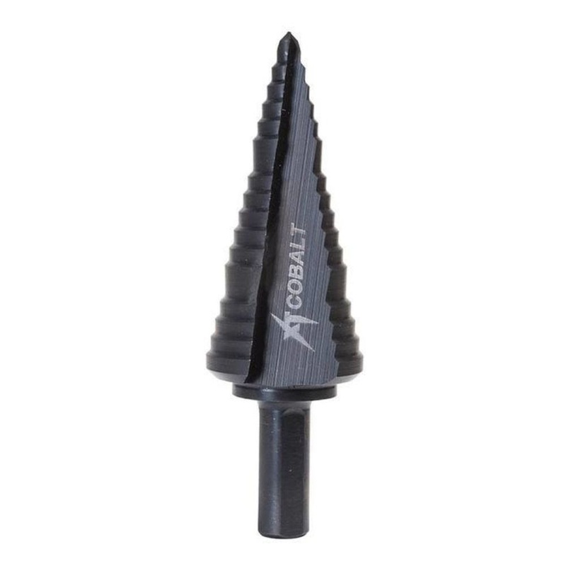 Greenlee 30008C #8 XT Cobalt Step Bit – 1/2, 7/8, 1-1/8