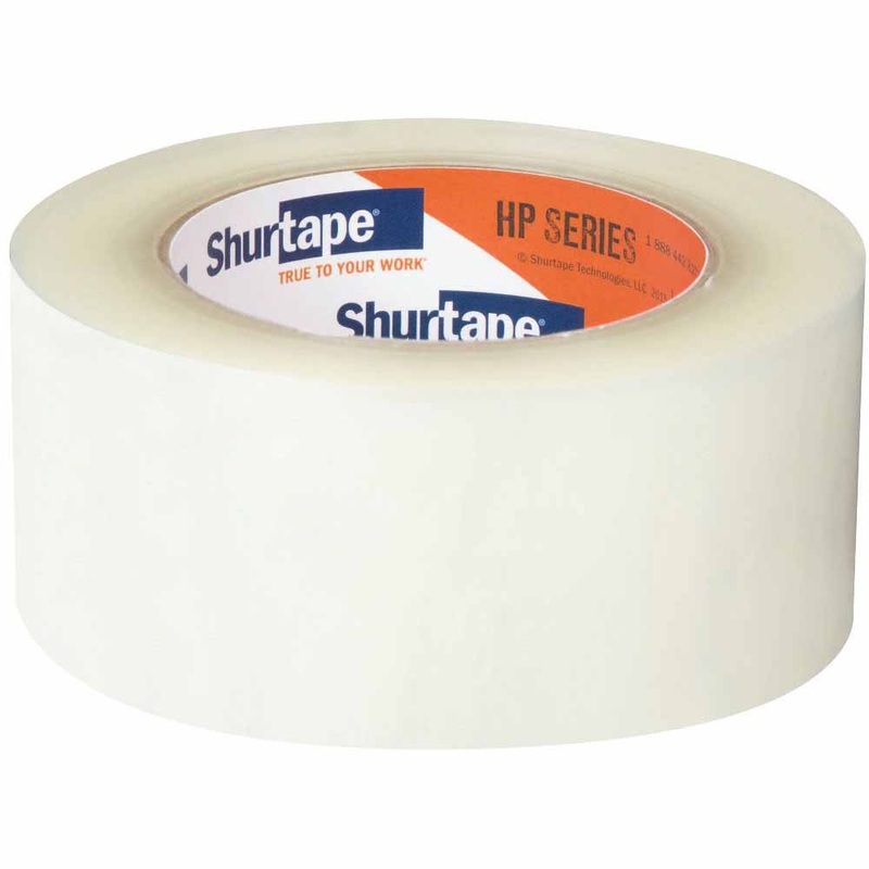 Shurtape 104483 HP 200 Production Hot Melt 2 Packing Tape, Clear, 48mm x 100m