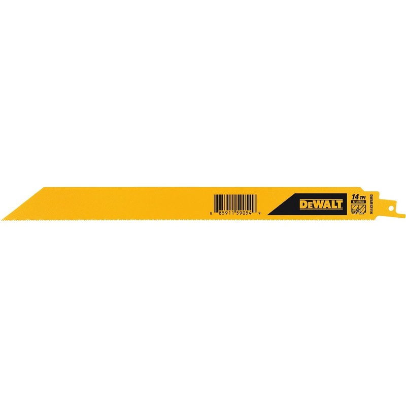 DeWalt DWAR12114N25 12 14TPI 1 Recip Saw Blade