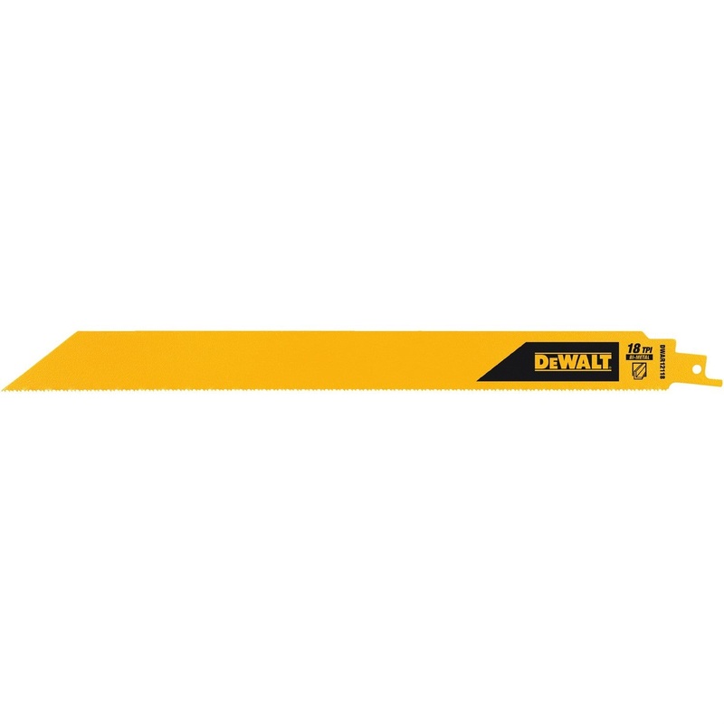 DeWalt DWAR12118 12 18TPI 1 Recip Saw Blade – 5 Pack