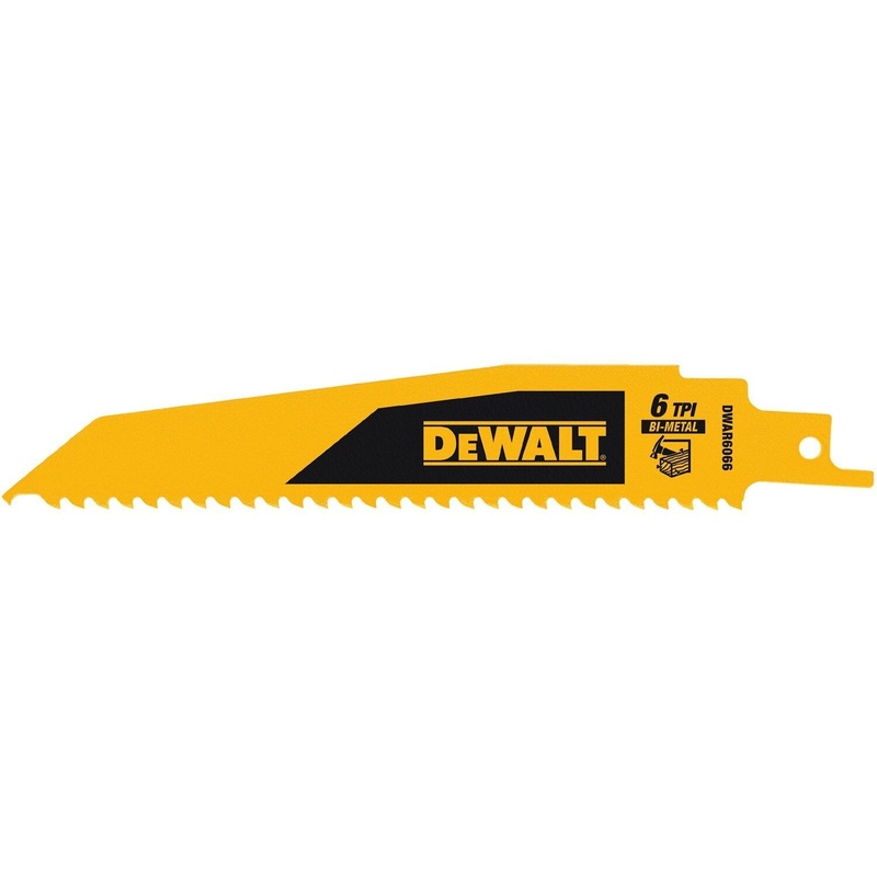 DeWalt DWAR6066N25 6 6TPI Demo Recip Blade (25 Pack)