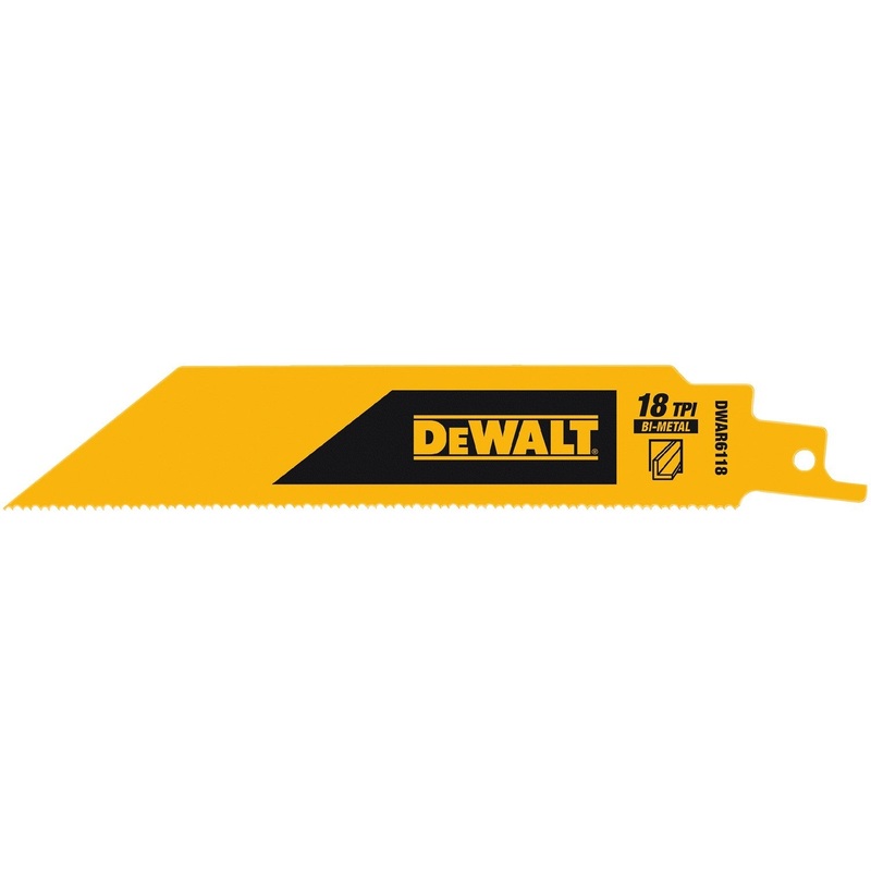 DeWalt DWAR6118 618TPI Reciprocating Saw Blade – 5 Pack