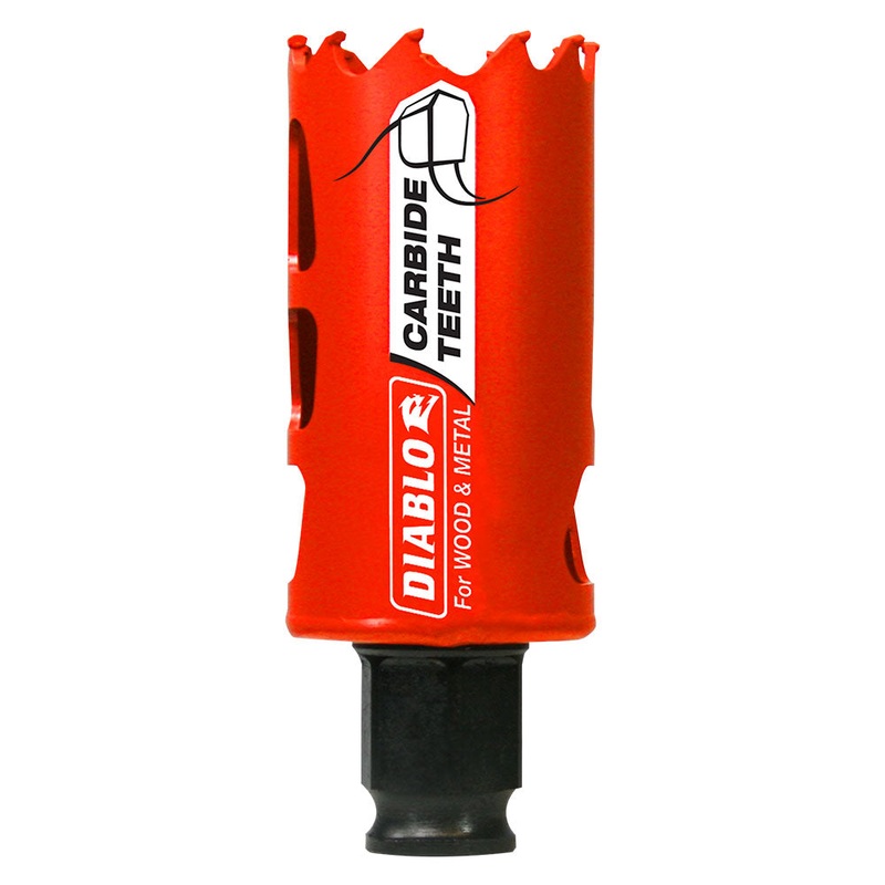 Diablo DHS1375CT 1-3/8 (35mm) Carbide-Tipped Wood & Metal Holesaw